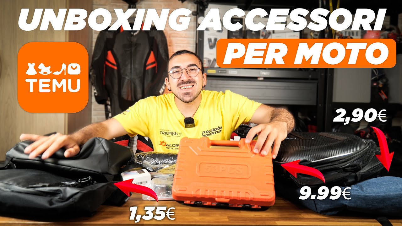 Cosa puoi comprare con 200€ su TEMU? Sfida prodotti per MOTO 🔥