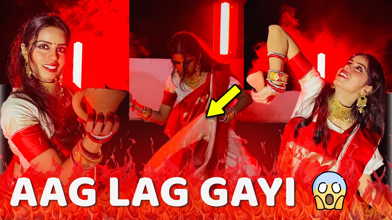 Bengali Remix Look + Dhunuchi Naach: Real Moments & Challenges”