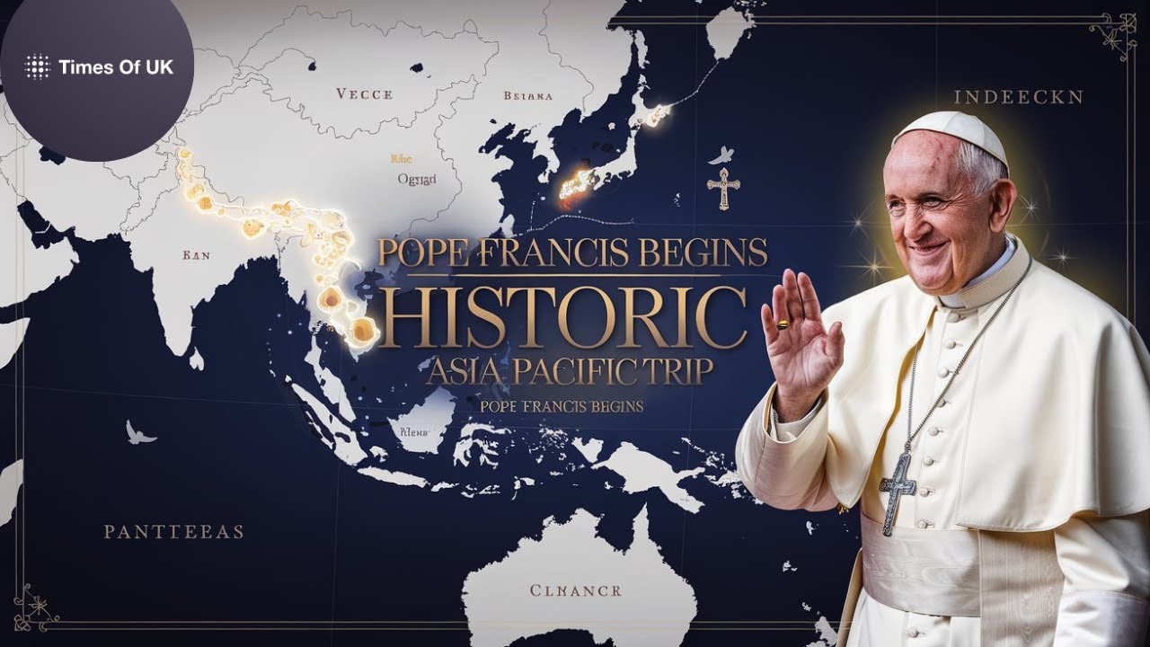 Pope Francis begins historic Asia Pacific trip