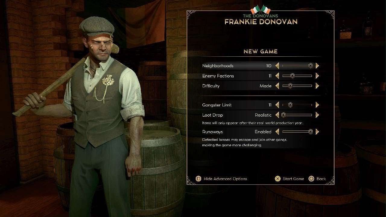 Empire of Sin: goof troop movement