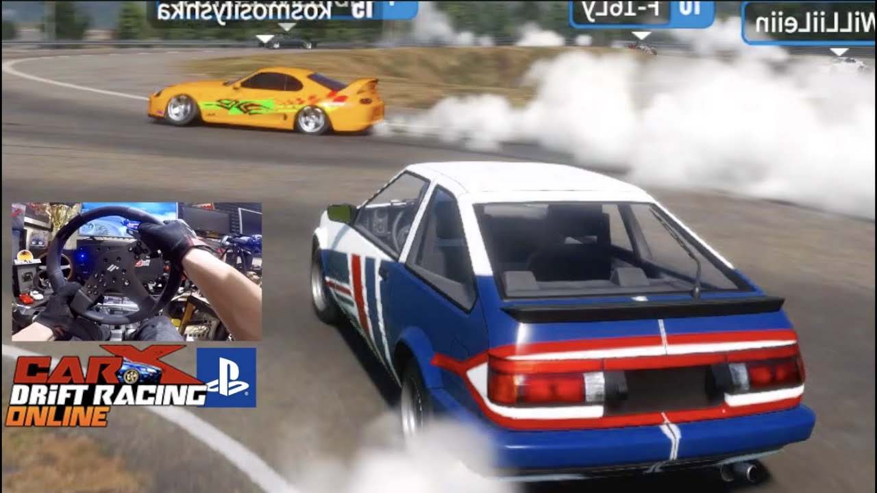 CarX Drift Racing PS4 ONLINE FULL LOBBY!! Does My Wheel Work?? (First Impressions)