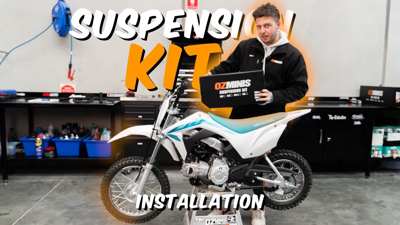 OZMINIS - CRF110F SUSPENSION KIT INSTALL