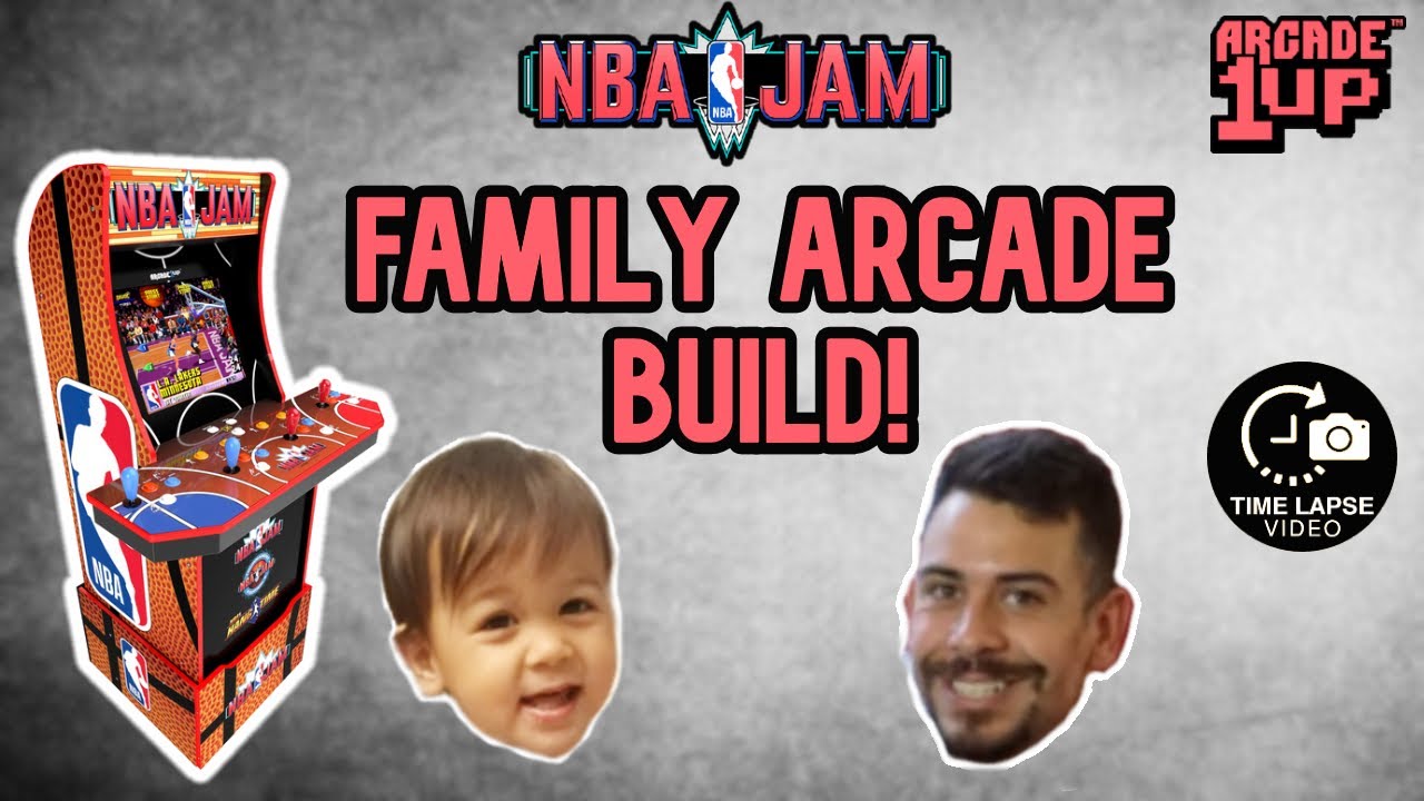 Arcade1Up NBA Jam RARE DELUXE LIMITED EDITION TIMELAPSE BUILD!