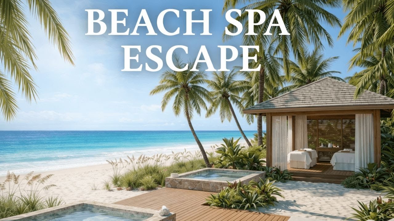 Beachfront Spa Escape – Ocean Breeze & Tropical Nature Ambience for Outdoor Wellness (3H)