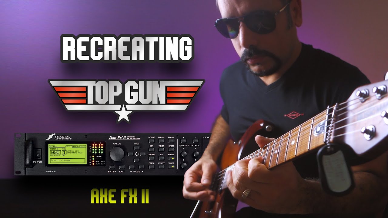 Recreating the Top Gun Anthem Guitar tone | Axe FX
