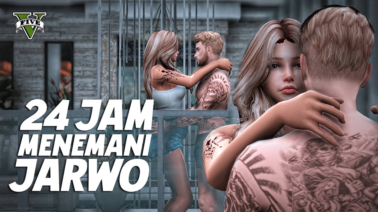 CHALLENGE‼️ 24 JAM MENEMANI JARWO❗ | GTA V ROLEPLAY