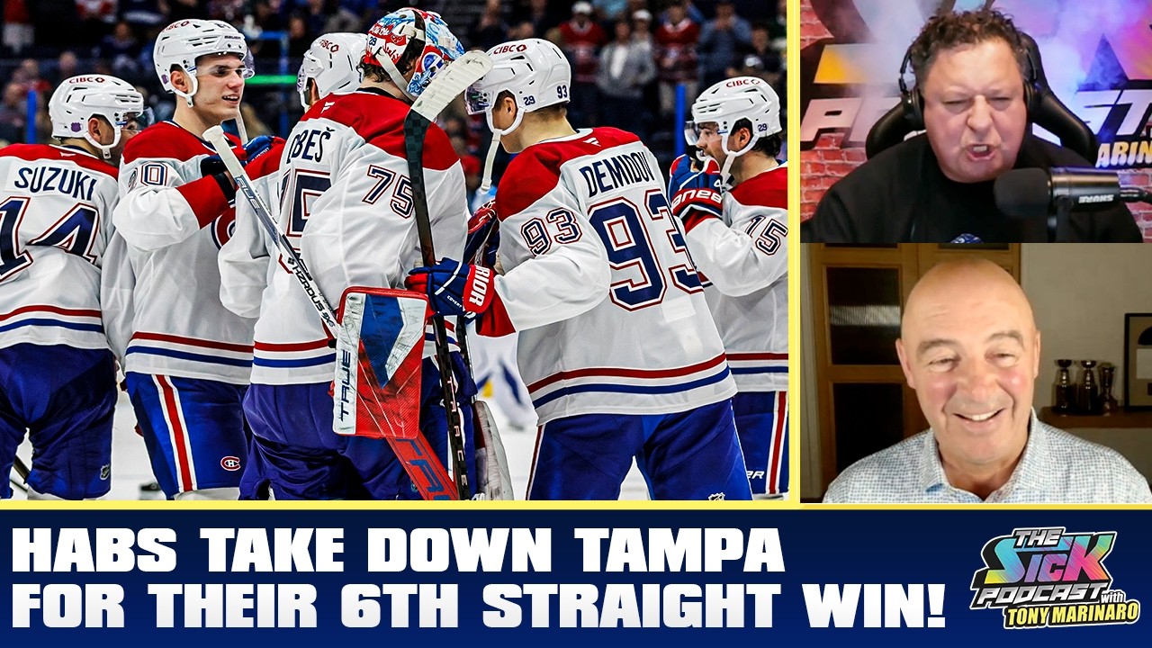 Habs Take Down Tampa For Their 6th Straight Win! | The Sick Podcast with Tony Marinaro March 31 2026