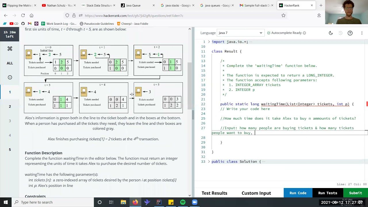 hacker rank interview test