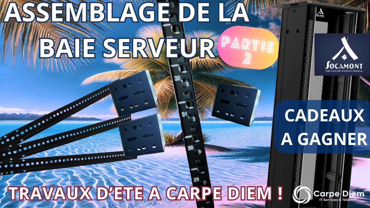🚀 Assemblage de notre baie serveur - Partie 2 ! 🔧