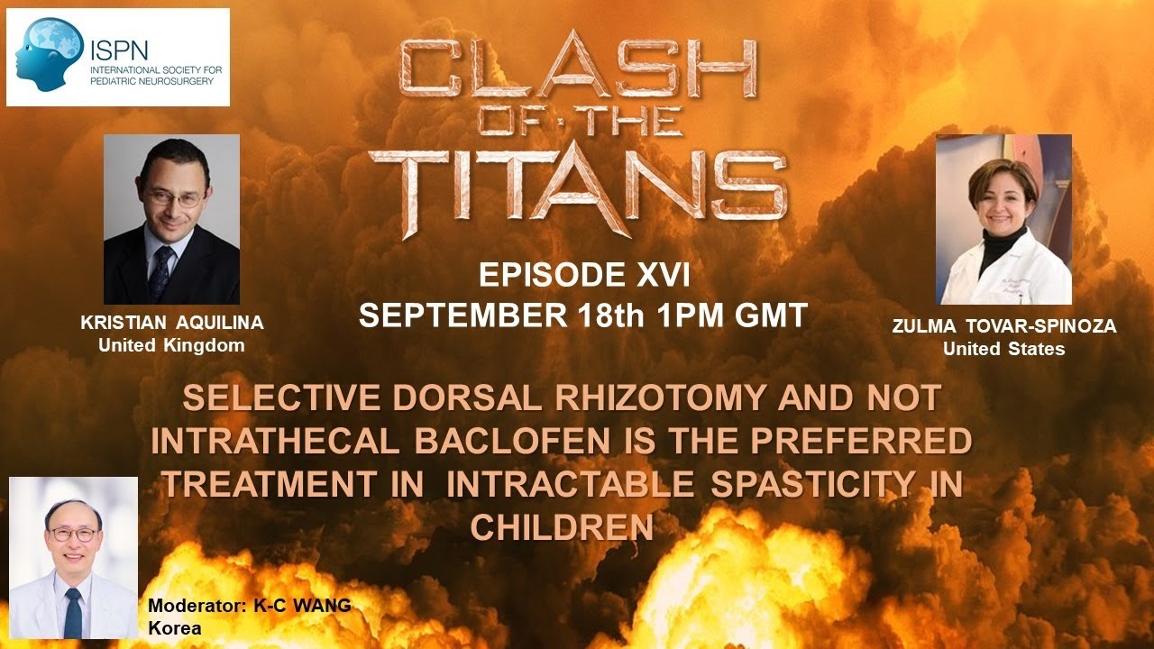 SDR and not intrathecal baclofen is the preferred treatment in intractable spasticity in children