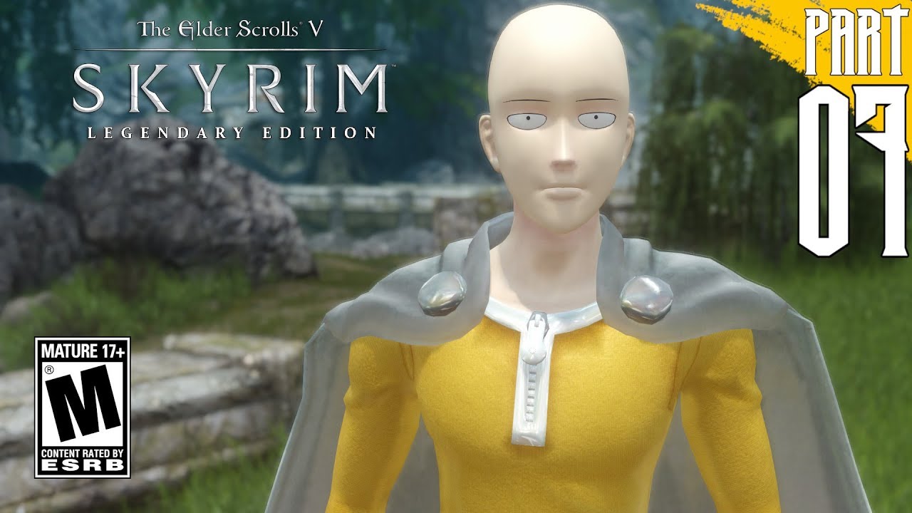 【SKYRIM 200+ MODS】 Saitama from One-Punch Man Gameplay Walkthrough Part 7 [PC - HD]