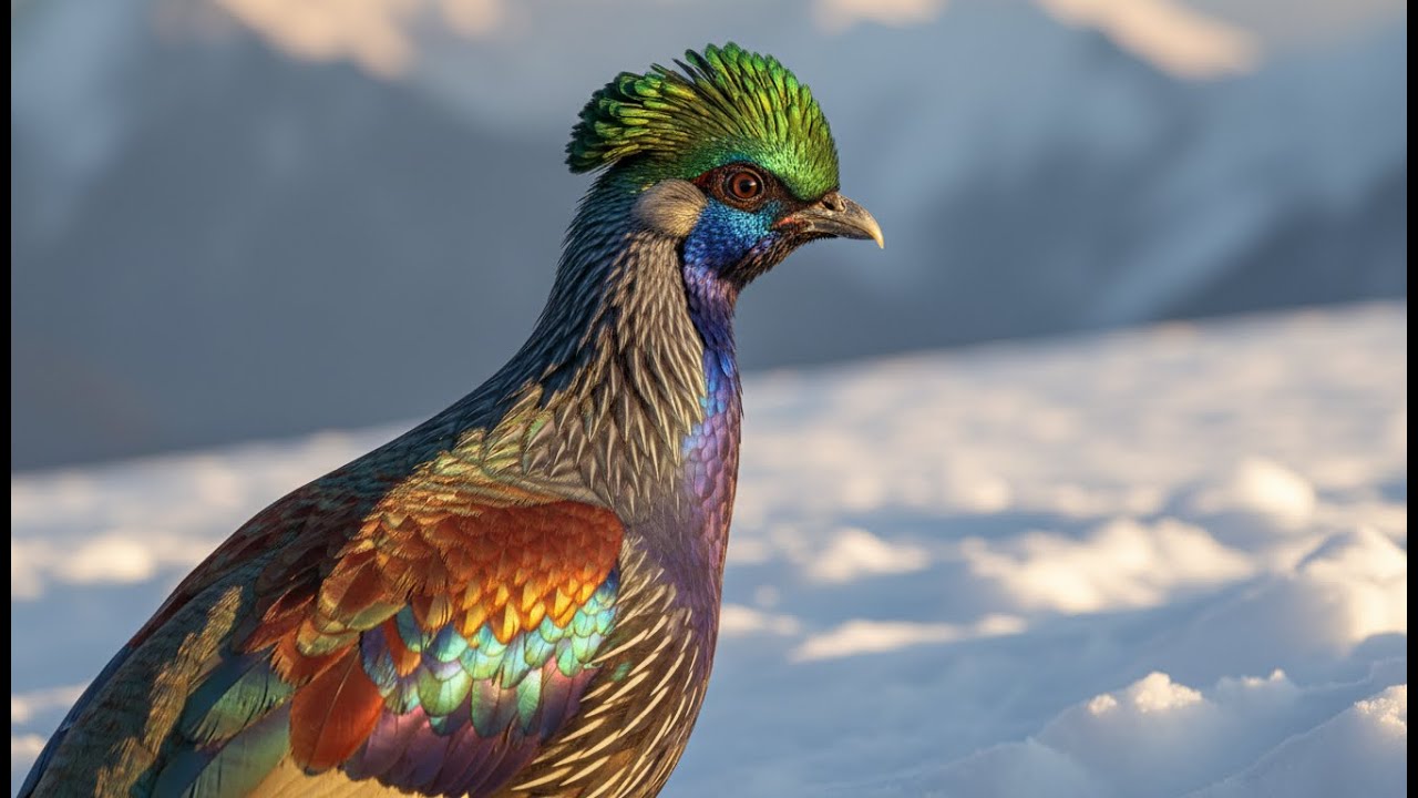 Is This The World's Most COLORFUL Bird? Himalayan Monal 4K (Rainbow Pheasant) | Rare Nature Sleep
