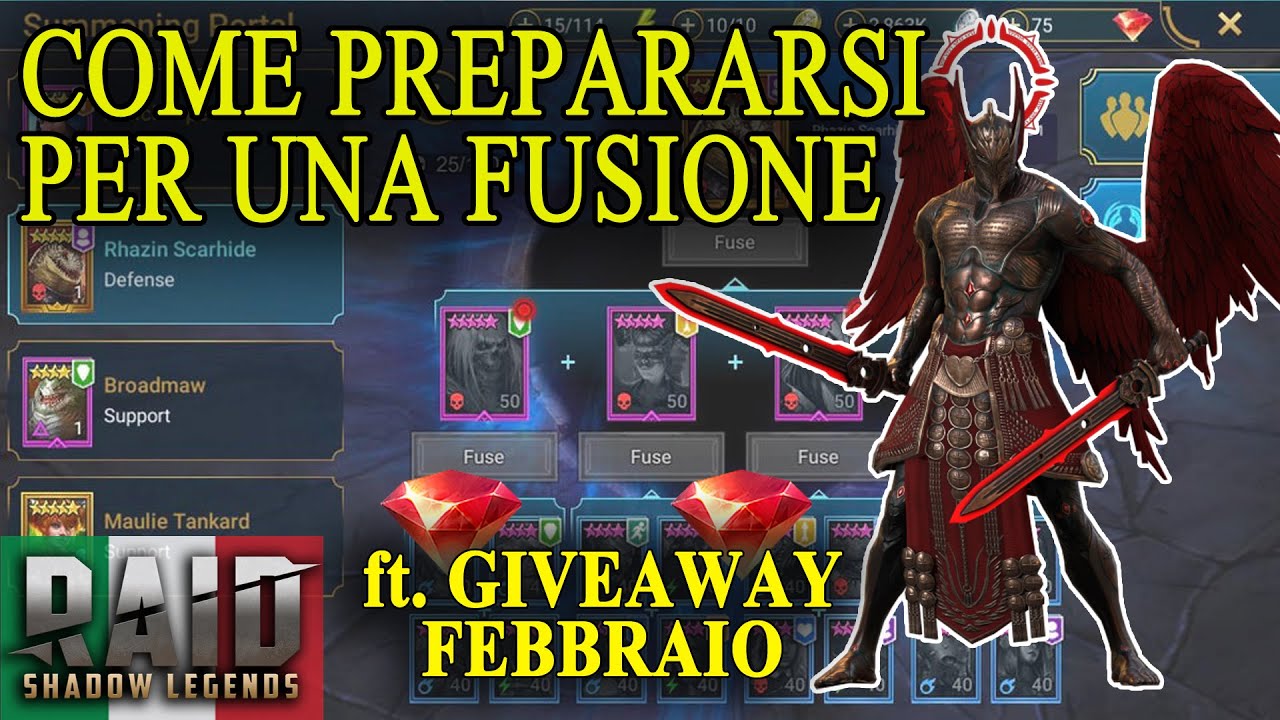 Come Prepararsi Per Una Fusione - Raid Shadow Legends (ITA)