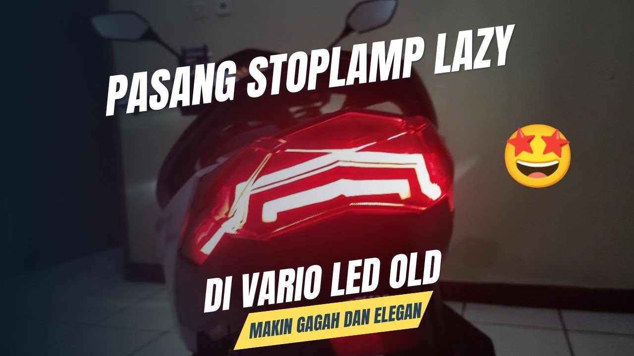 Review Stoplamp Lazy Vario 125 LED old, by Nproject, LED AES anti redup redup