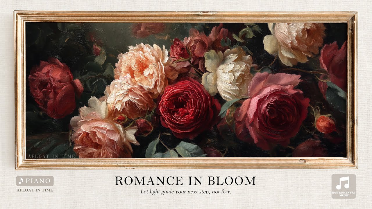 🌸 Romance in Bloom | Peaceful Piano Music for Love, Relaxation, Focus, Reading, Peaceful Morning
