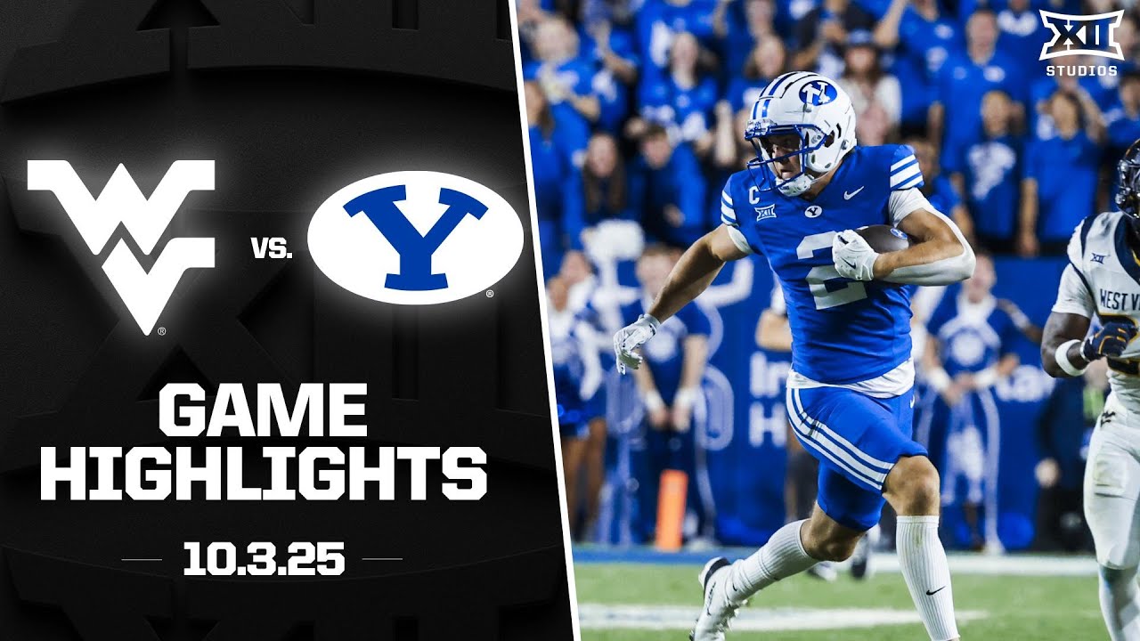 West Virginia vs. #23 BYU Game Highlights | 2025 Big 12 Football