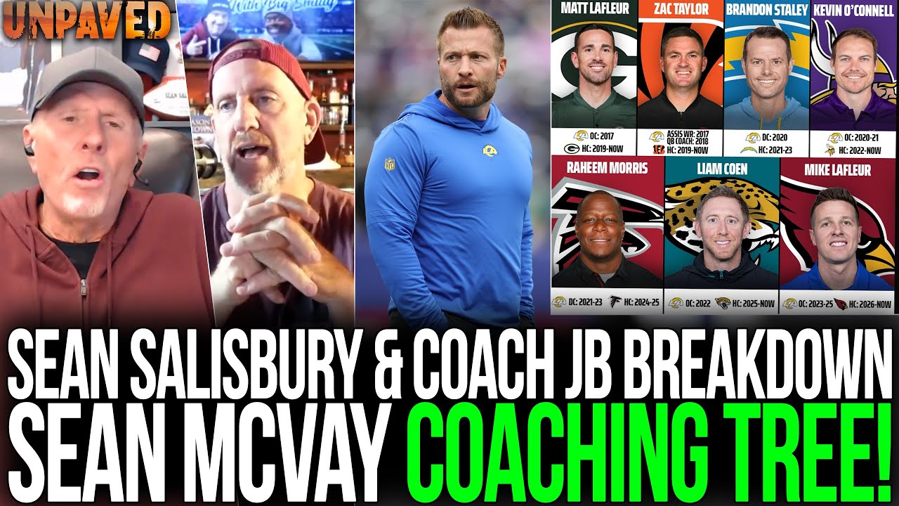 Sean Salisbury & Coach JB Breakdown Sean McVay COACHING TREE After Cardinals Hire Mike LaFleur!