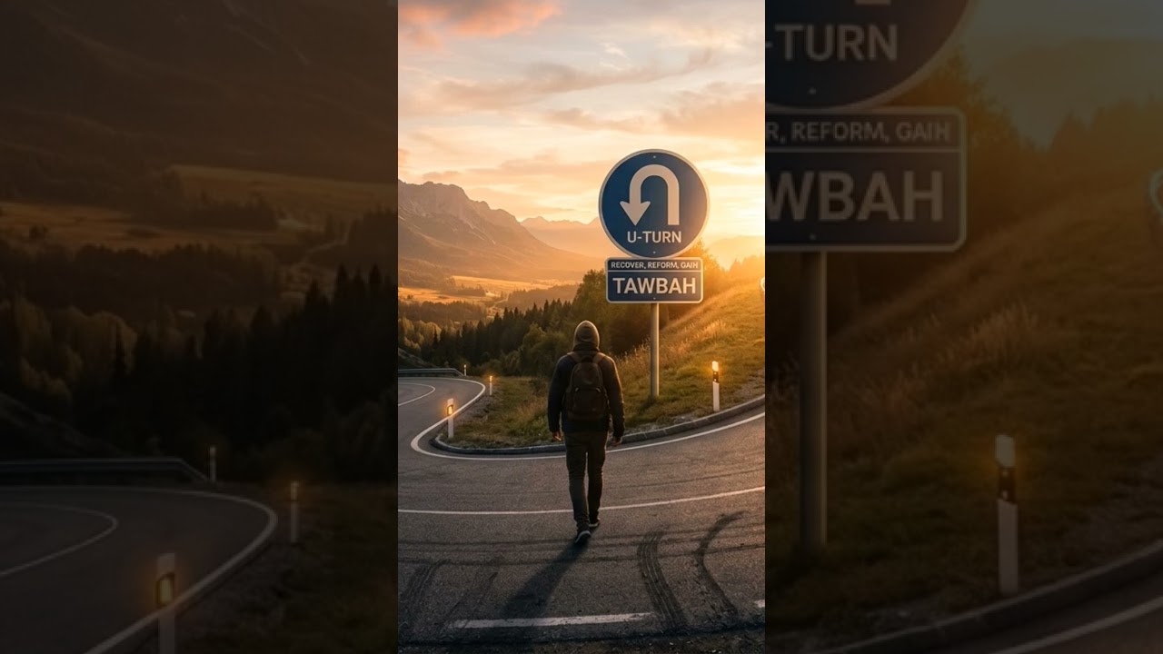 The Best U-Turn is TAWBAH ✨🤲#Tawbah #Repentance #IslamicReminder #Faith #TikTokPakistan