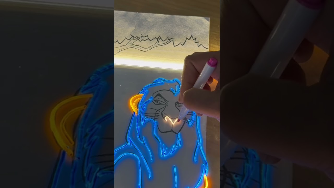 Tablette Lumineuse LED Illuminikids (7feutres inclus)