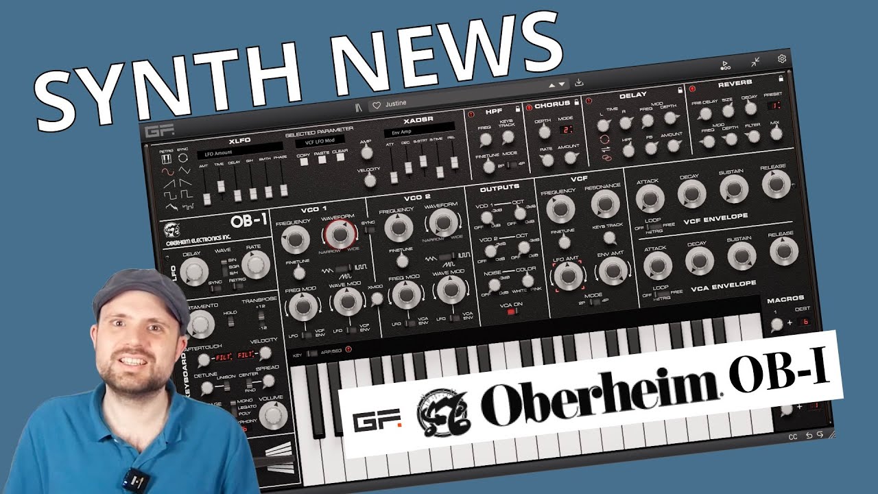 Плагин GForce Soft Oberheim OB-1 : быстрый просмотр и демонстрация звука | SYNTH NEWS
