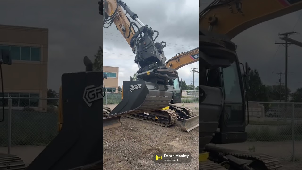 GTR Tiltrotator On SANY Excavator! - 360° Versatility