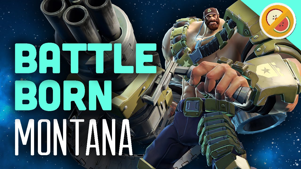 MANTANA DESTROYS | Battleborn Montana Gameplay Multiplayer (Control)