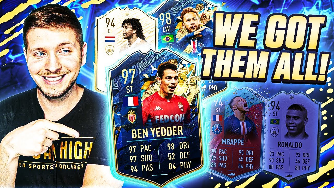 I GOT THEM ALL!! IS TOTS YEDDER THE BEST STRIKER IN FIFA 20?! FUT CHAMPIONS (XB1)
