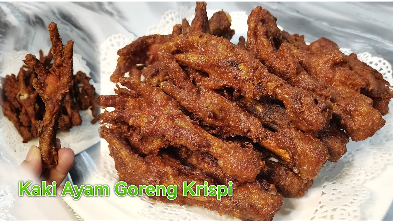 Resepi Kaki Ayam Goreng Krispi Ala-ala kedai Spring garden