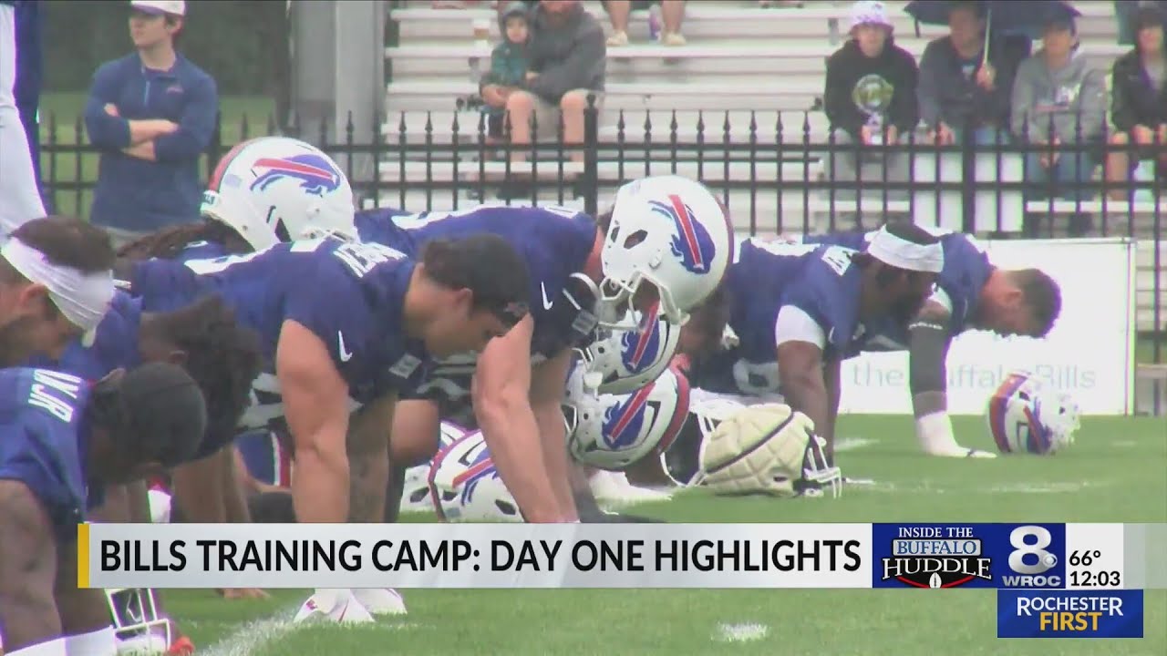 Bills Training Camp Day 1 Highlights