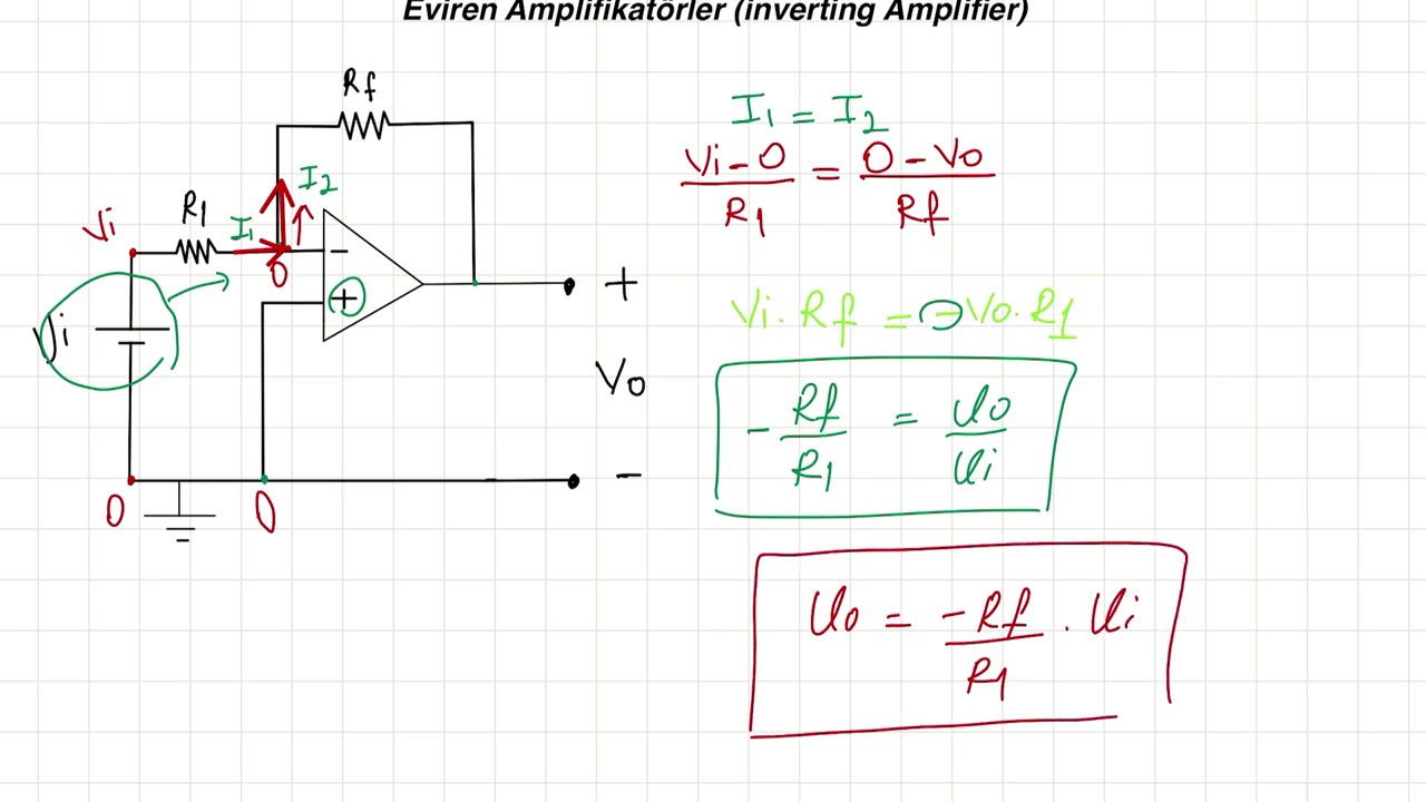 Eviren Yükselteç Devresi Soru Çözümü - Eviren Opamp - Eviren Yükselteç - Eviren Yükselteç Devresi