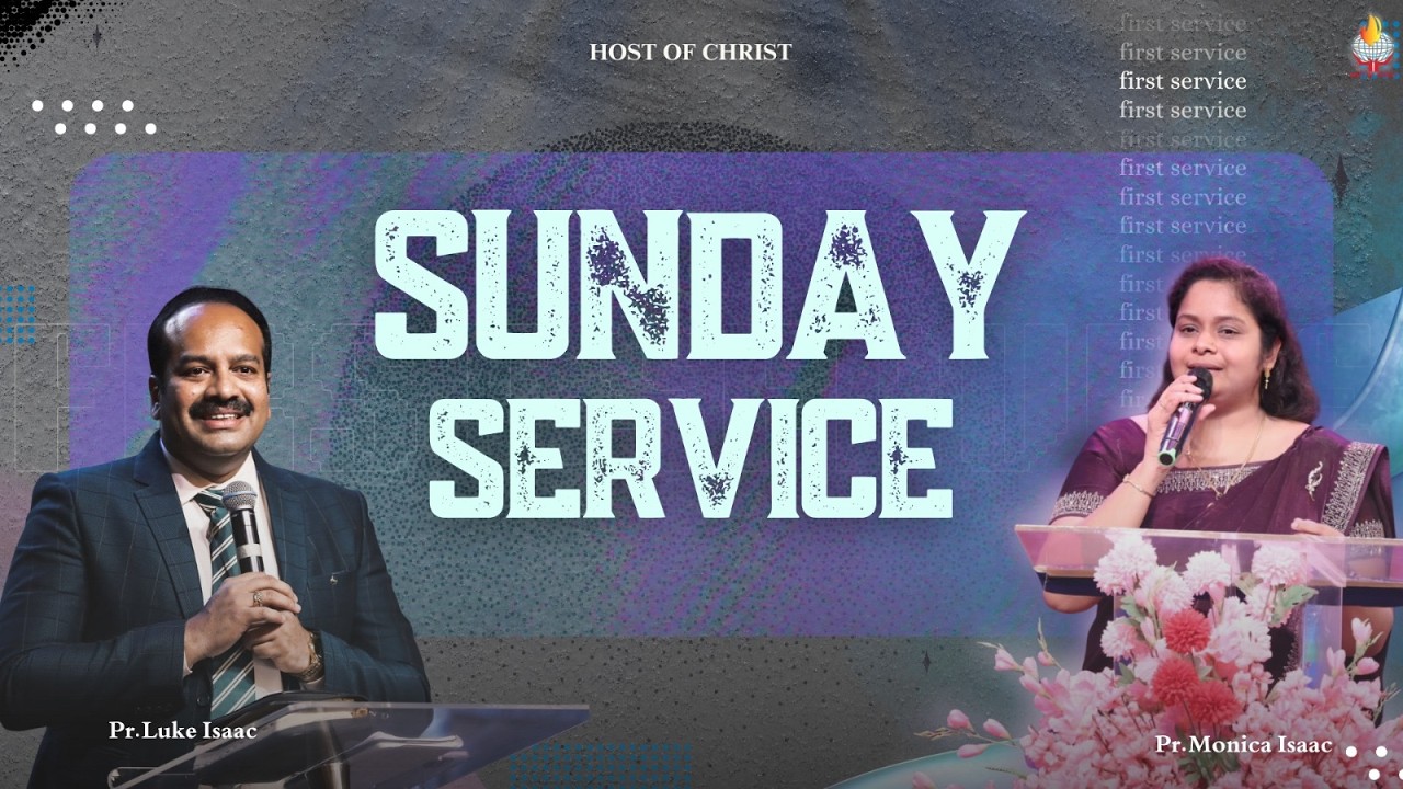 🔴🅻🅸🆅🅴 SUNDAY SERVICE - 1 || 22nd February 2026 || Pr. Monica Isaac || Pr.Luke Isaac