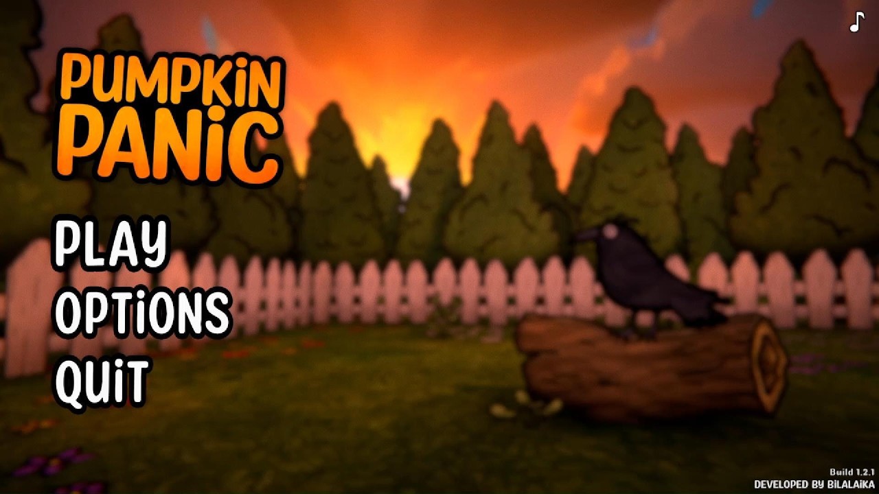 I played Pumpkin Panic for the first time (it was chaotic)