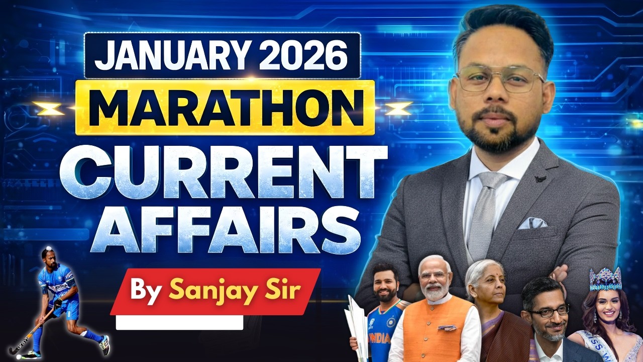 Marathon 🔥 Current Affairs By Sanjay sir (For PSSSB EXAMS )