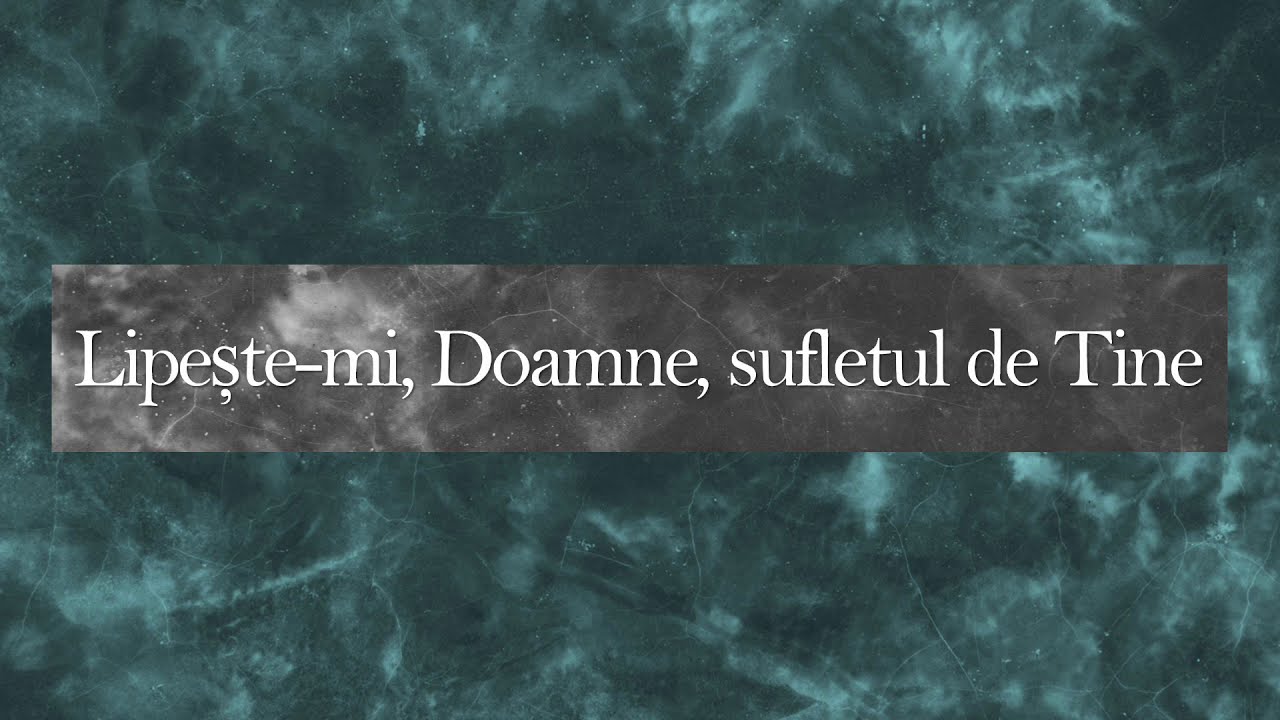 Lipeste-mi, Doamne, sufletul de Tine - NEGATIV | cover
