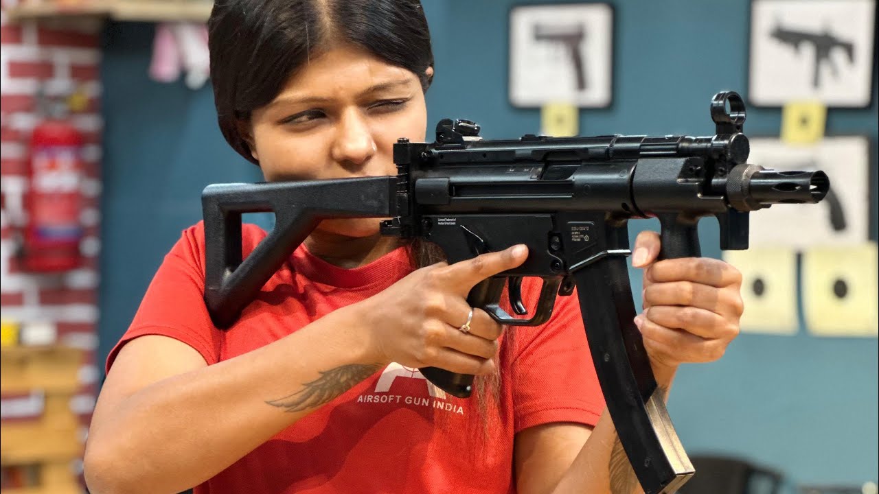 Heckler And Koch MP5 KPDW .177 Cal 4.5mm CO2 BB Air Rifle At Airsoft Gun India