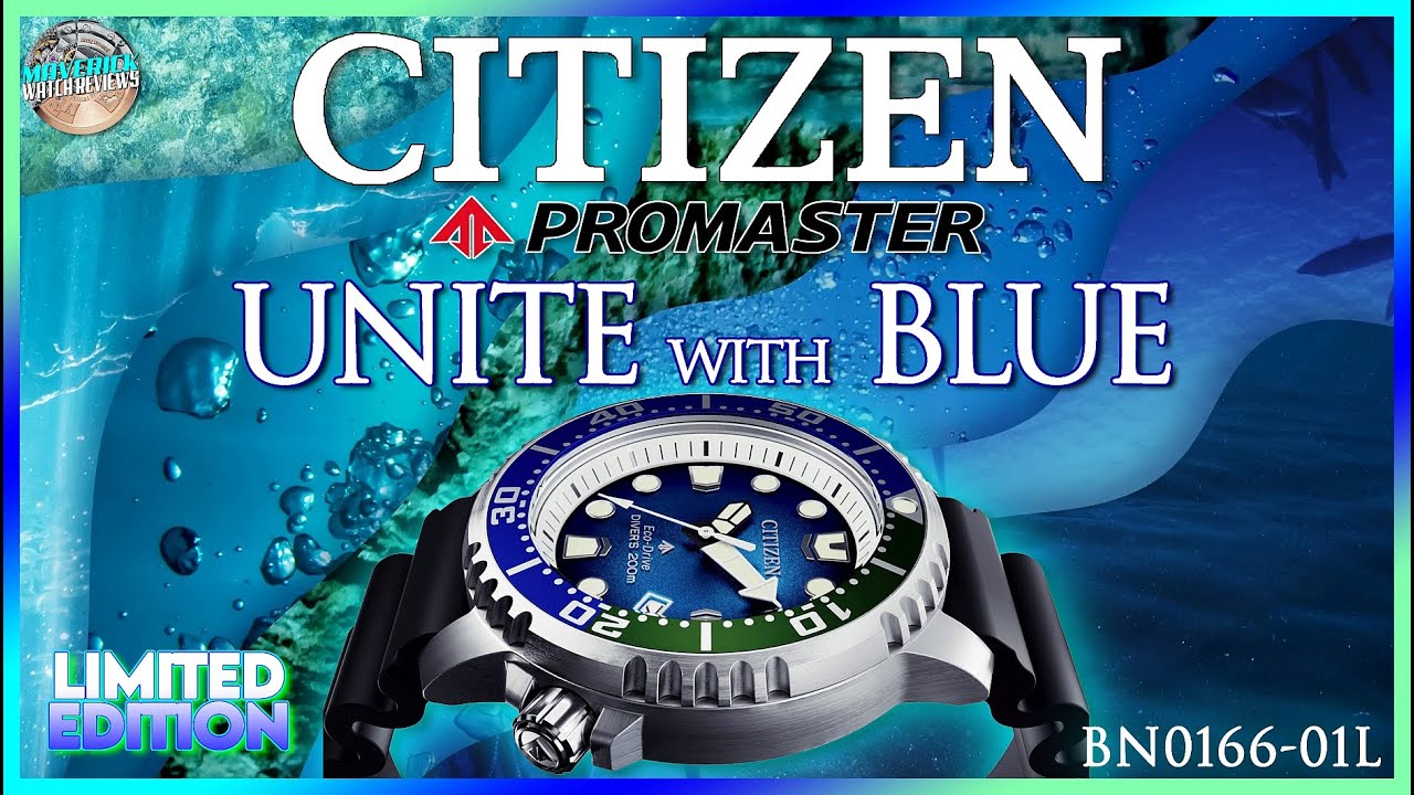 The Most Beautiful Citizen Dial Ever! | Citizen Promaster Unite With Blue BN0166-01L Unbox & Review