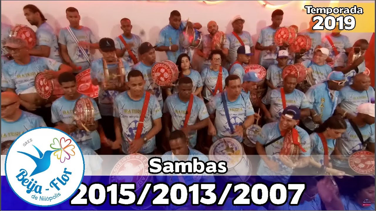 Beija-Flor 2015, 2013 e 2007 - Bateria no Salgueiro Convida - Apoteose ao vivo - #SC19