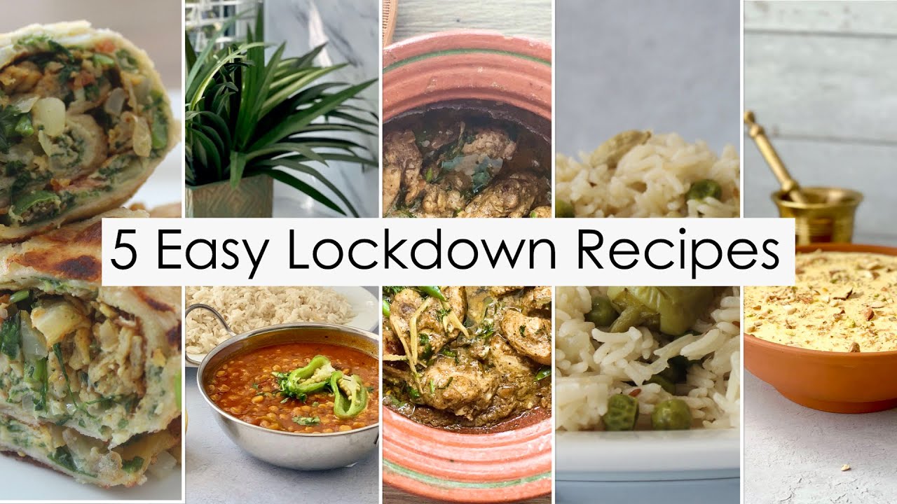 5 Easy Lockdown Recipes | Thefoodfinest