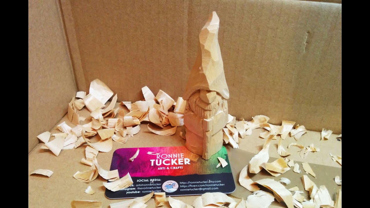 A quick wizard carving in basswood