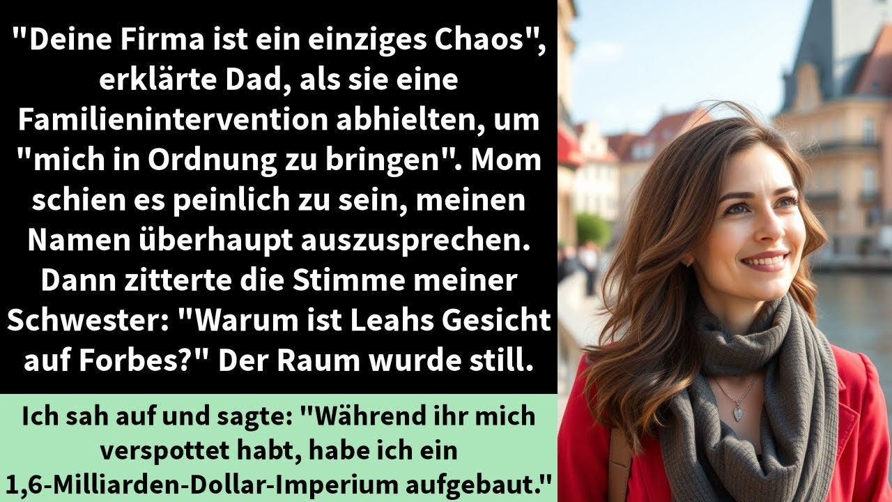 'Deine Firma ist ein einziges Chaos', erklärte Dad, als sie eine Familienintervention abhielten,