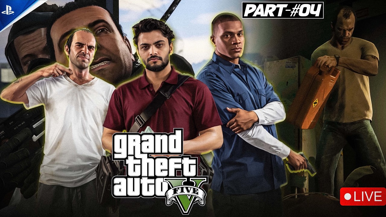 Gta5 FBI Three's Company Mission Fourth Day LIVE🔴| PS5 Gameplay | GamingVlogsNikhil |Pt.4