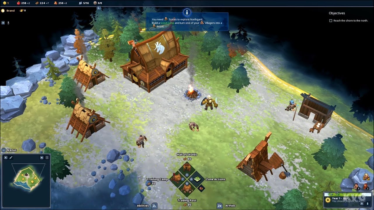 Northgard Gameplay (Nintendo Switch HD) [1080p60FPS]