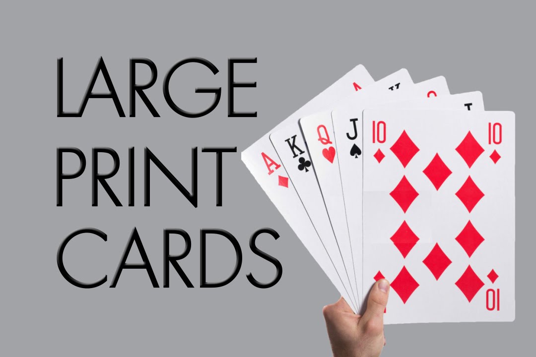 Large Print Playing Cards