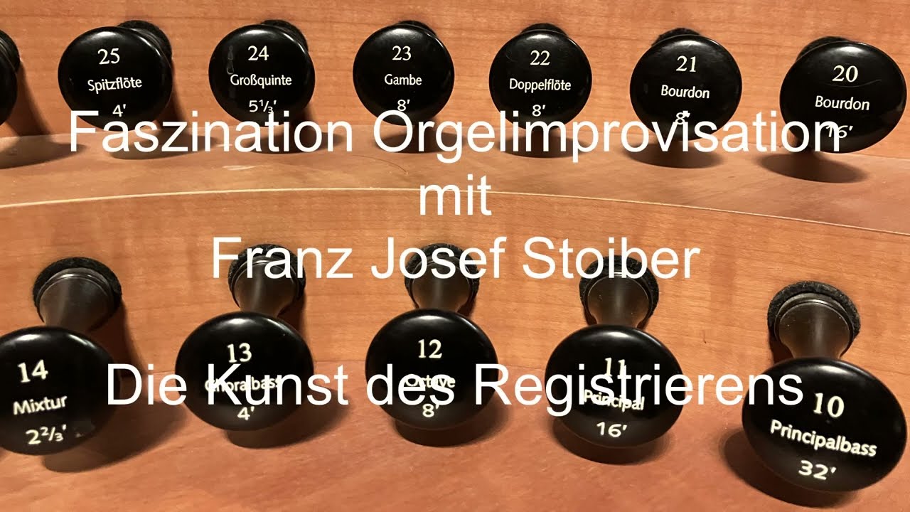 Registrieren an der Orgel - Eine erste Einführung