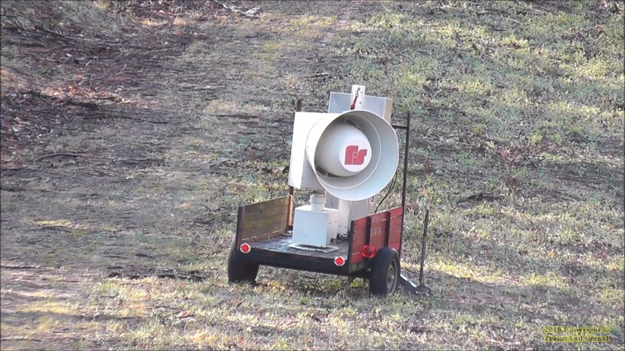 SC Tornado Drill: My FS 2001-130, Alert Signal (With Eerie Siren Ambience) 3/7/18