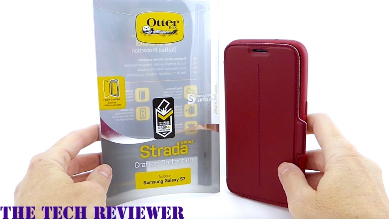 OtterBox Strada: A Genuine Leather Folio Case with Drop Protection for Samsung Galaxy S7!
