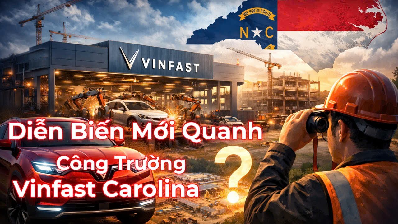 Nhà máy VinFast tại Bắc Carolina có biến mới: Điều gì đang thực sự xảy ra?. #vinfast #otodien #ecvan