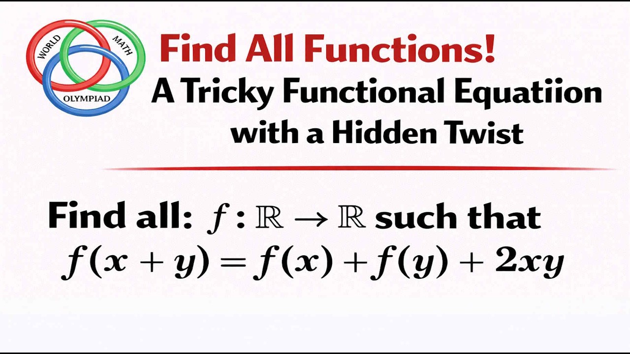 Only 1% Can Solve This! Find ALL Functions – The Hidden Twist Functional Equation Challenge