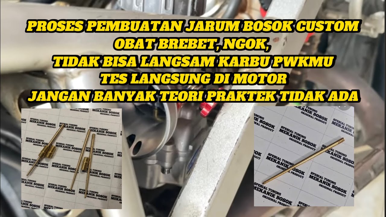KARBU PWK BREBET NGOK SUSAH LANGSAM || PROSES CUSTOM JARUM BOSOK OBAT KARBU PWK DAN TES LANGSUNG