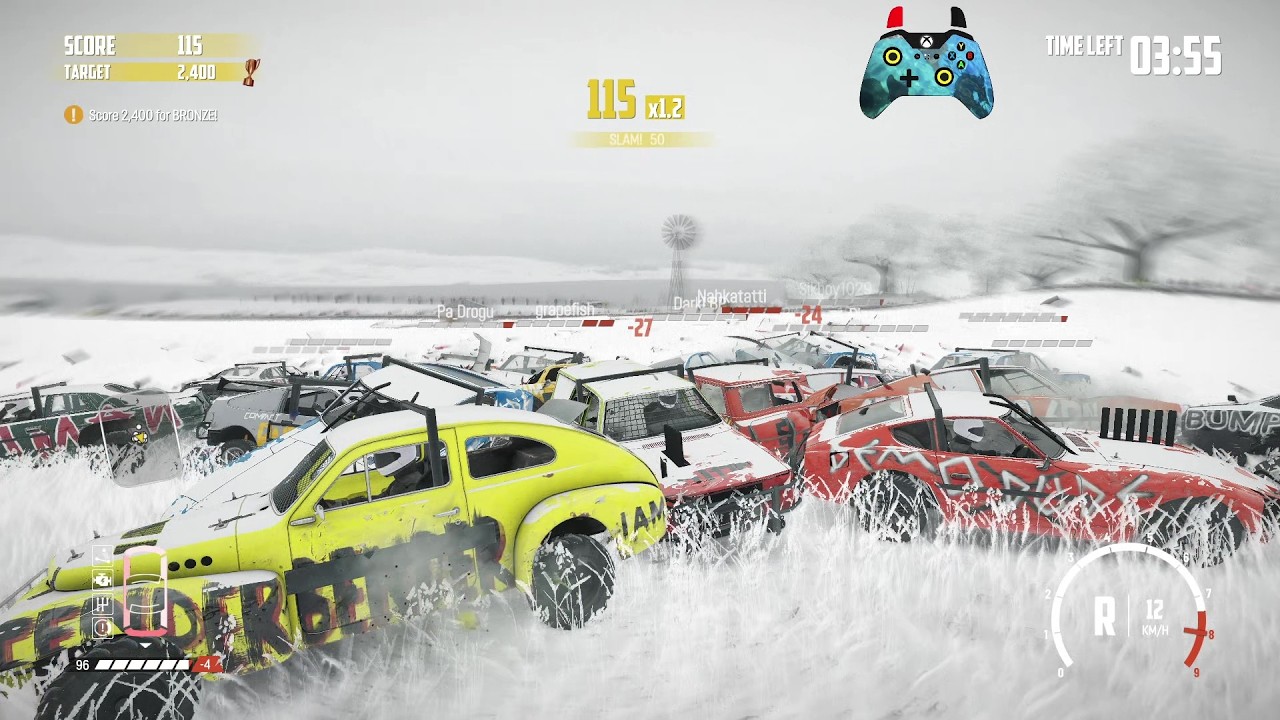Wreckfest 26.02.22 Hammerhead Score Streak - Glendale Countryside Field Arena